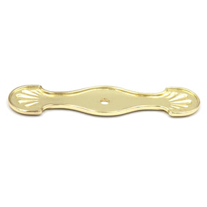 Hickory Hardware Newport Polished Brass Cabinet Knob Pull Backplate P544-PB