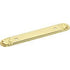Hickory Hardware Polished Brass Tranquility 3"cc Handle Backplate P545-PB