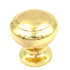 Belwith Eclectic Ultra Brass 1 1/4" Pomo de gabinete de latón pulido con anillos P548-LP