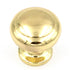 Belwith Eclectic Ultra Brass 1 1/4" Pomo de gabinete de latón pulido con anillos P548-LP
