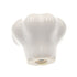 Belwith Hickory Hardware English Cozy White Ceramic Scalloped 1 1/4" Knob P623-W