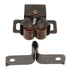Hickory Hardware 1" Ctr. Double Roller Cabinet Catch Statuary Bronze P657-STB
