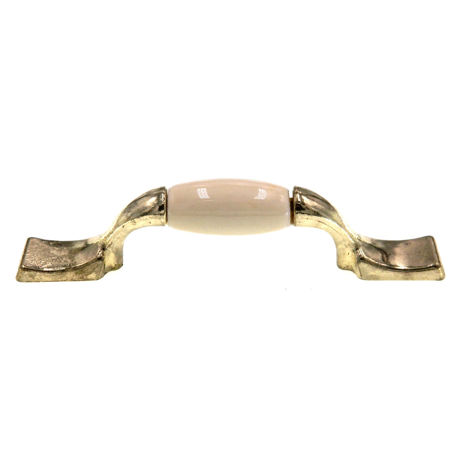 Belwith Tranquility P672-PAD Polished Brass Almond 3" CTC Cabinet Handle