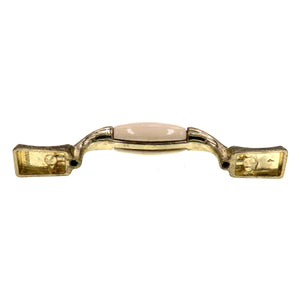 Belwith Tranquility P672-PAD Polished Brass Almond 3" CTC Cabinet Handle
