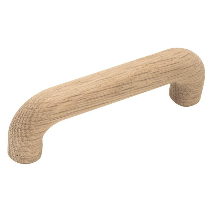 Hickory Hardware Natural Woodcraft Unfinished Wood Cabinet 3 1/2"cc Handle Pull P674-UW