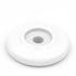 Hickory Hardware English Cozy White Porcelain 1 5/8" Cabinet Knob Backplates P68-W