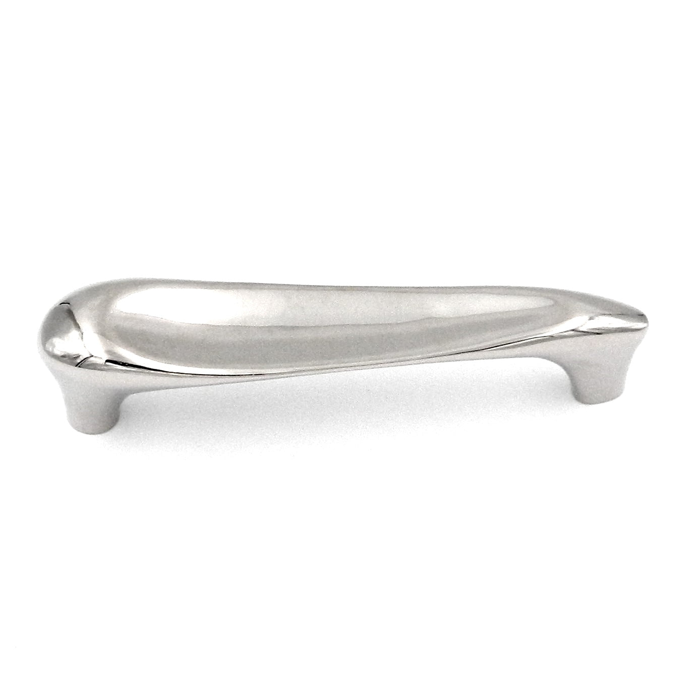 Hickory Metropolis 3 3/4" (96mm)cc Bright Nickel Cabinet Handle Pull P6996-14