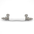 Hickory Hardware Tranquility Satin Nickel White P703-SNW 3"cc Cabinet Bar Pull