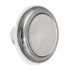 10 Pack Hickory Hardware Eclipse Chrome & White Porcelain Round 1 1/4" Porcelain Cabinet Knob P710-CH