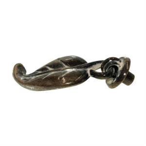 Belwith Touch of Spring Blonde Antique 2" Leaf Cabinet Ring Pull P7307-BOA
