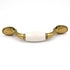 Hickory Hardware Tranquility Brass Cabinet  3"cc Handle Pull P731-LAD