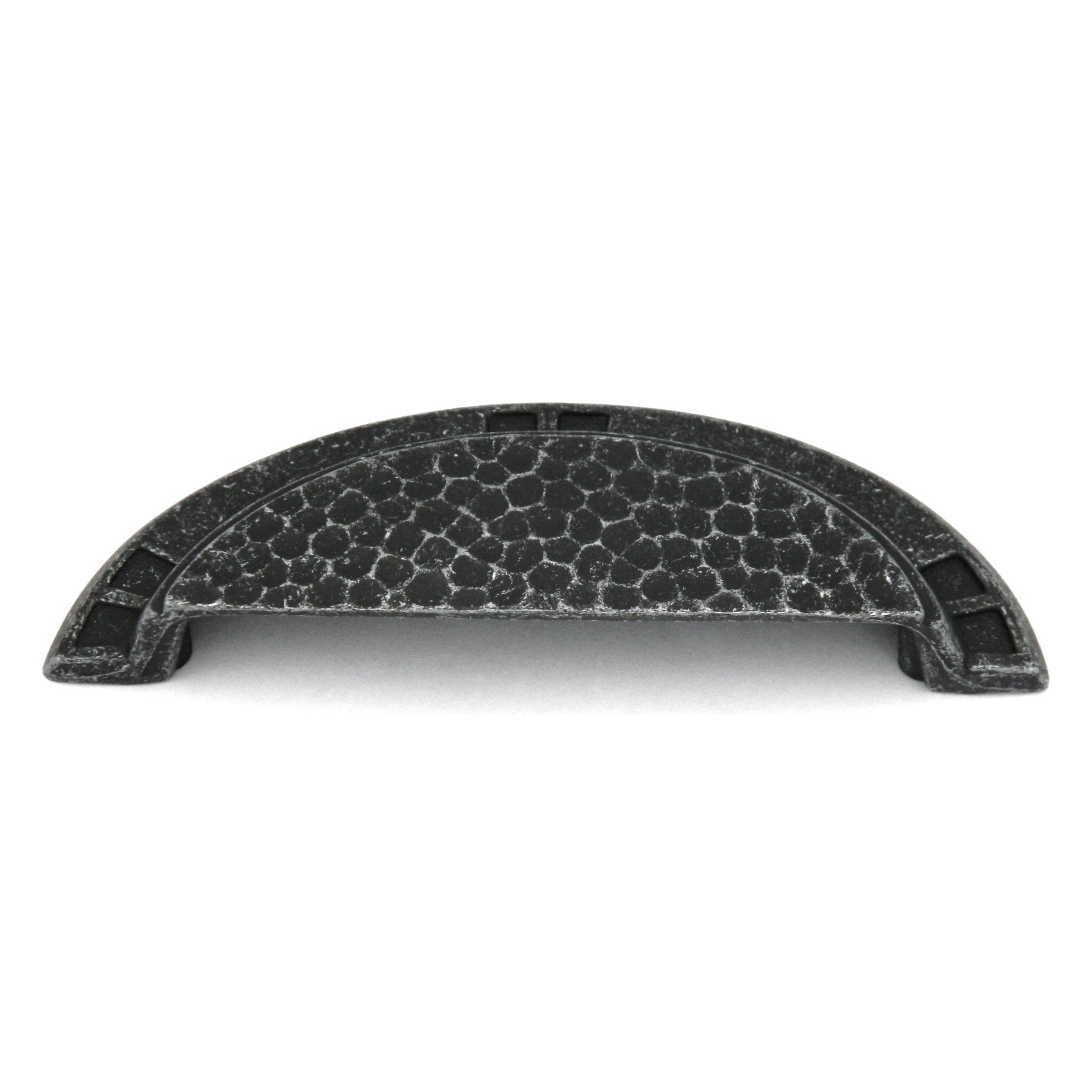 Hickory Hardware Arts &amp; Crafts Pewter 3", 3 3/4" (96 mm) cc Tirador de taza P7310-SPA-VP