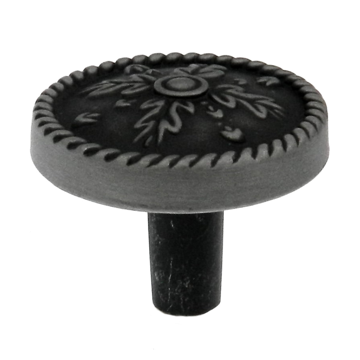 Hickory Hardware Chartres P7331-SPA - Pomo para gabinete de peltre satinado (1 1/4 pulgadas)