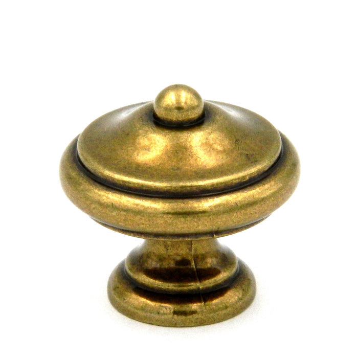 Hickory Hardware Touch of Spring Lancaster Hand Polished Brass Round 1 1/4" Cabinet Knob P7341-LP