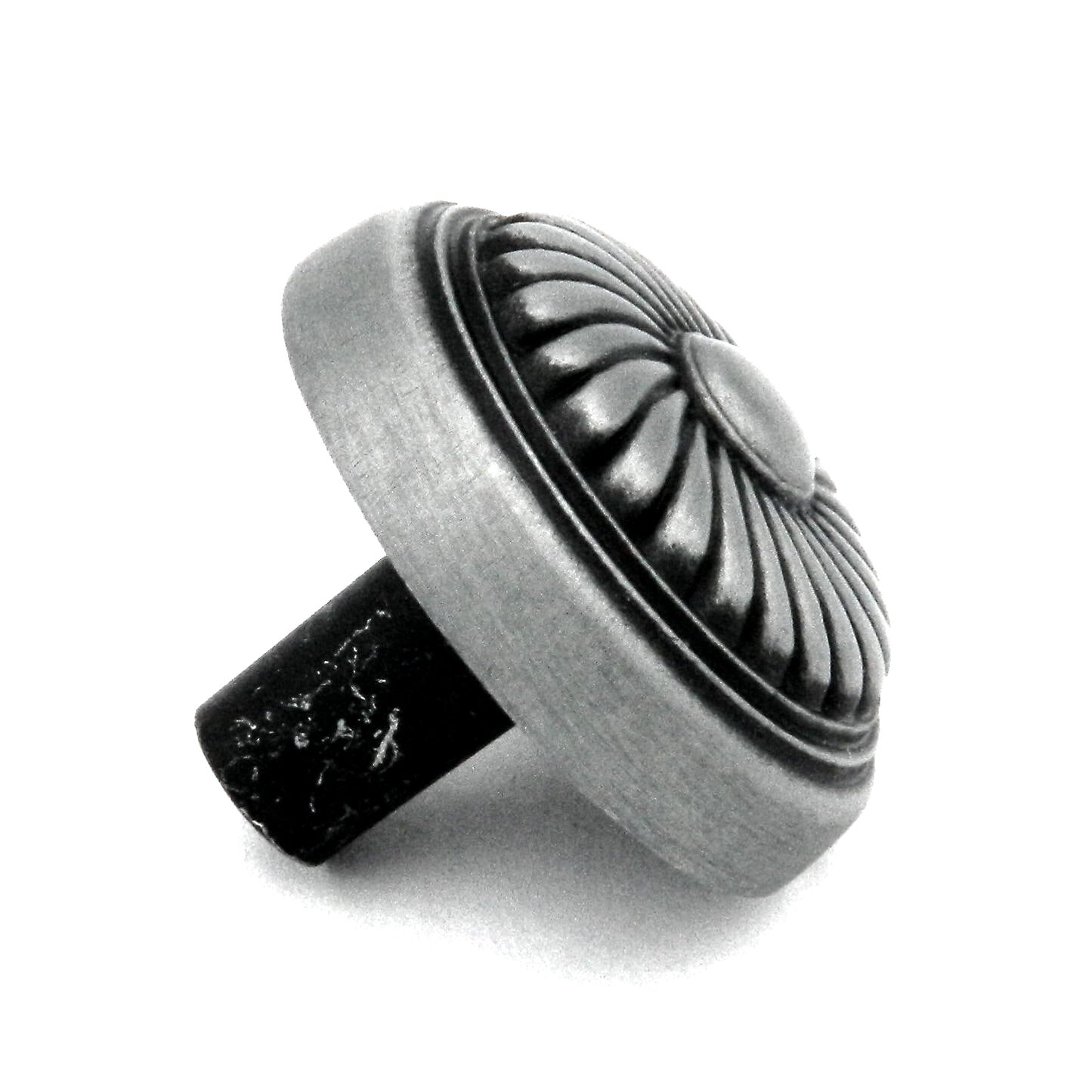 Hickory Hardware French Country Satin Pewter Antique 1 1/4" Cabinet Knob Pull P7343-SPA