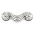 Hickory Grecian Revival Níquel satinado 3 1/2 "cc Swirl Gabinete Tirador P7357-SN