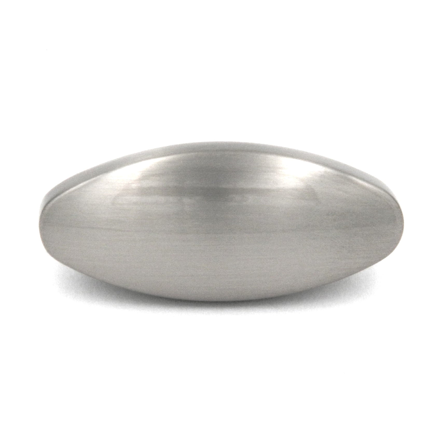 Hickory Hardware P7524-SN Metropolis 1 3/4" Pomo ovalado para gabinete de níquel satinado, 1"cc