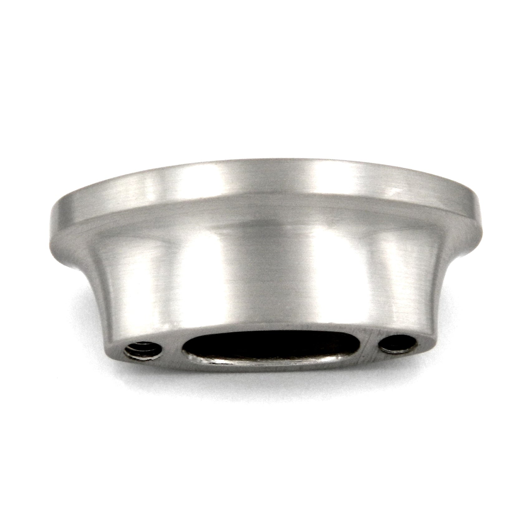 Hickory Hardware P7524-SN Metropolis 1 3/4" Pomo ovalado para gabinete de níquel satinado, 1"cc