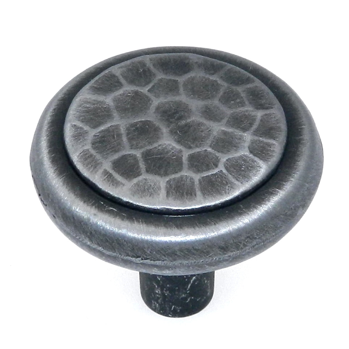Hickory Hardware Arts & Crafts Antique Pewter 1 1/4" Round Cabinet Pull Knob P7528-AP