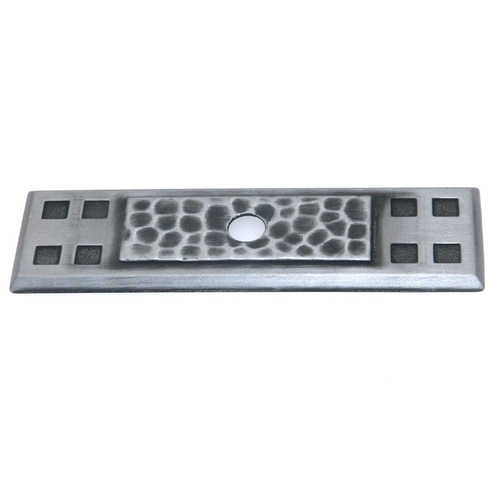 Belwith Hickory Hardware P7529-AP - Pomo rectangular para gabinete (peltre envejecido)