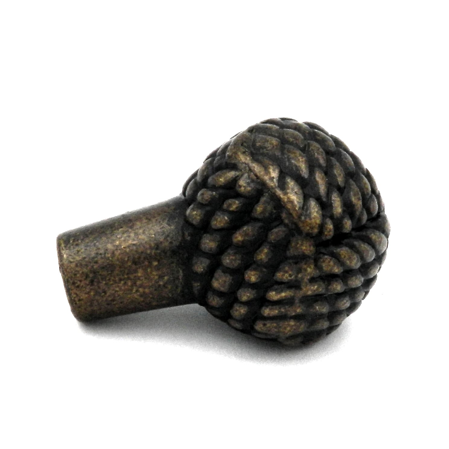 10 Pack Hickory Hardware West Indies Windover Antique 1" Nautical Knot Cabinet Knob P7532-WDA