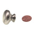 Hickory Hardware Cottage 1 1/8" Mushroom Cabinet Knob Satin Nickel P770-SN