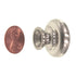 Hickory Hardware Cottage 1 1/8" Mushroom Cabinet Knob Satin Nickel P770-SN