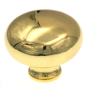 Hickory Hardware Tranquility Polished Brass Round 1 1/2" Cabinet Knob P772-3