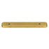Hickory Hardware P775-UB Ultra Brass 3"cc Placa trasera para tirador de gabinete