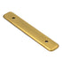 Hickory Hardware P775-UB Ultra Brass 3"cc Placa trasera para tirador de gabinete