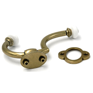 Hickory Manor House Lancaster Hand Polished Brass Coat, Hat, Robe, or Towel Hook P79-LP