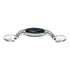 Hickory Hardware Satin Nickel Black Ceramic Center 3" Ctr. Cabinet Pull P796-SNB