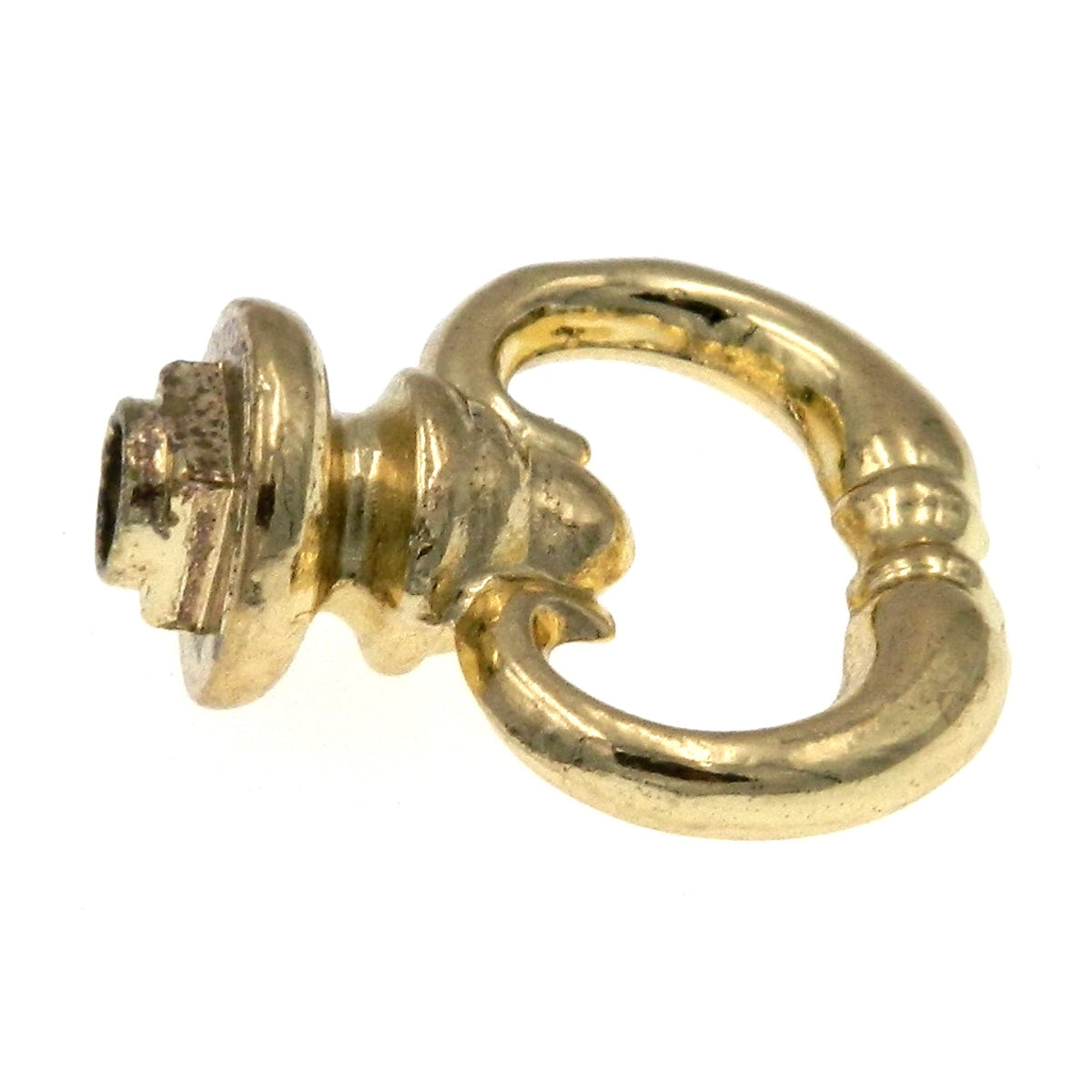Hickory Hardware Manor House P8007-UB - Pomo para armario con llave simulada de latón