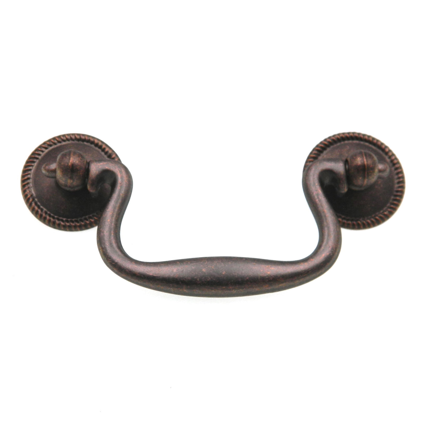 Hickory Hardware Manor House Antique Copper 3 Ctr. Drawer Bail Pull P
