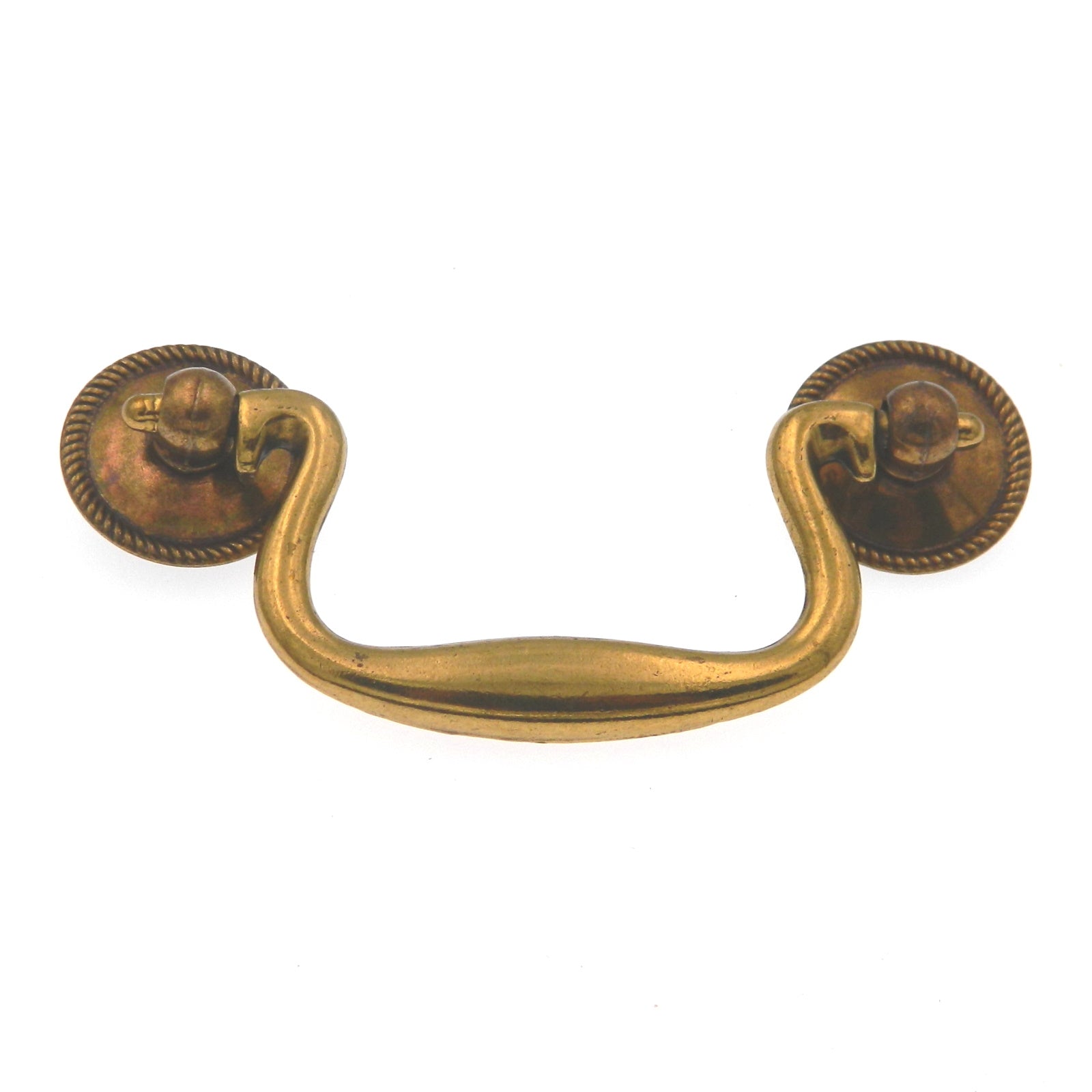 Hickory Hardware Manor House P8049-LP Lancaster Brass 3" cc Drawer Bail Pull