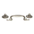 Hickory Hardware Manor House Silver 3" Ctr. Swinging Drawer Bail Pull P8049-ST