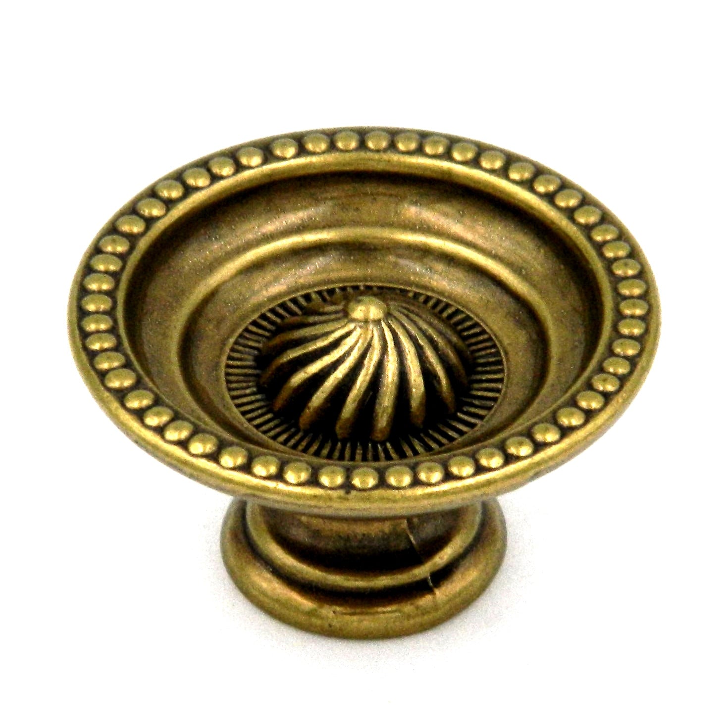 Hickory Hardware Manor House Lancaster P8121-LP - Pomo para gabinete (latón pulido a mano, 1 1/4 pulgadas)