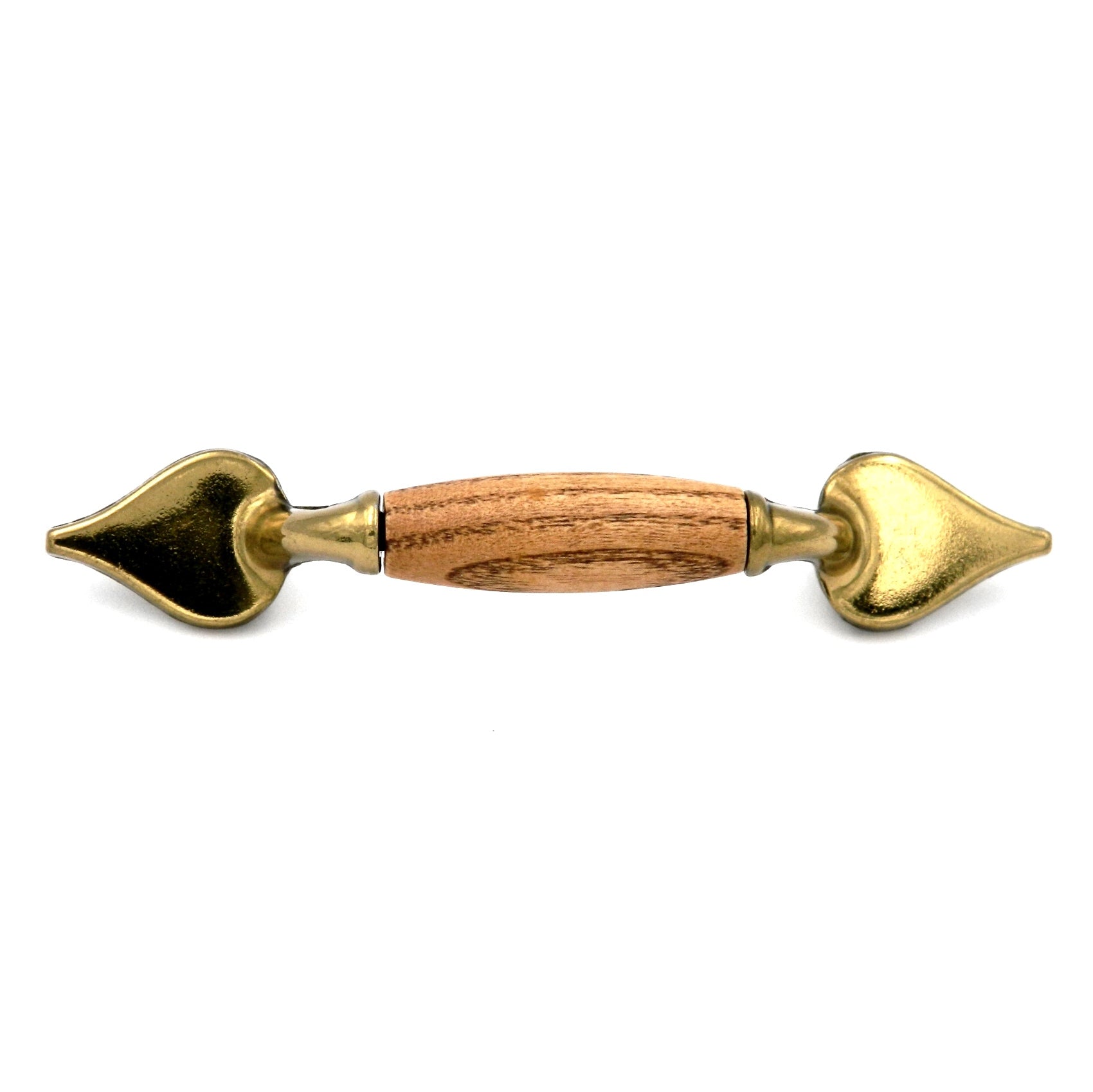 Hickory Hardware Lancaster Centro de madera de roble y pulido, tirador de gabinete de 3 "cc P8141-OAK