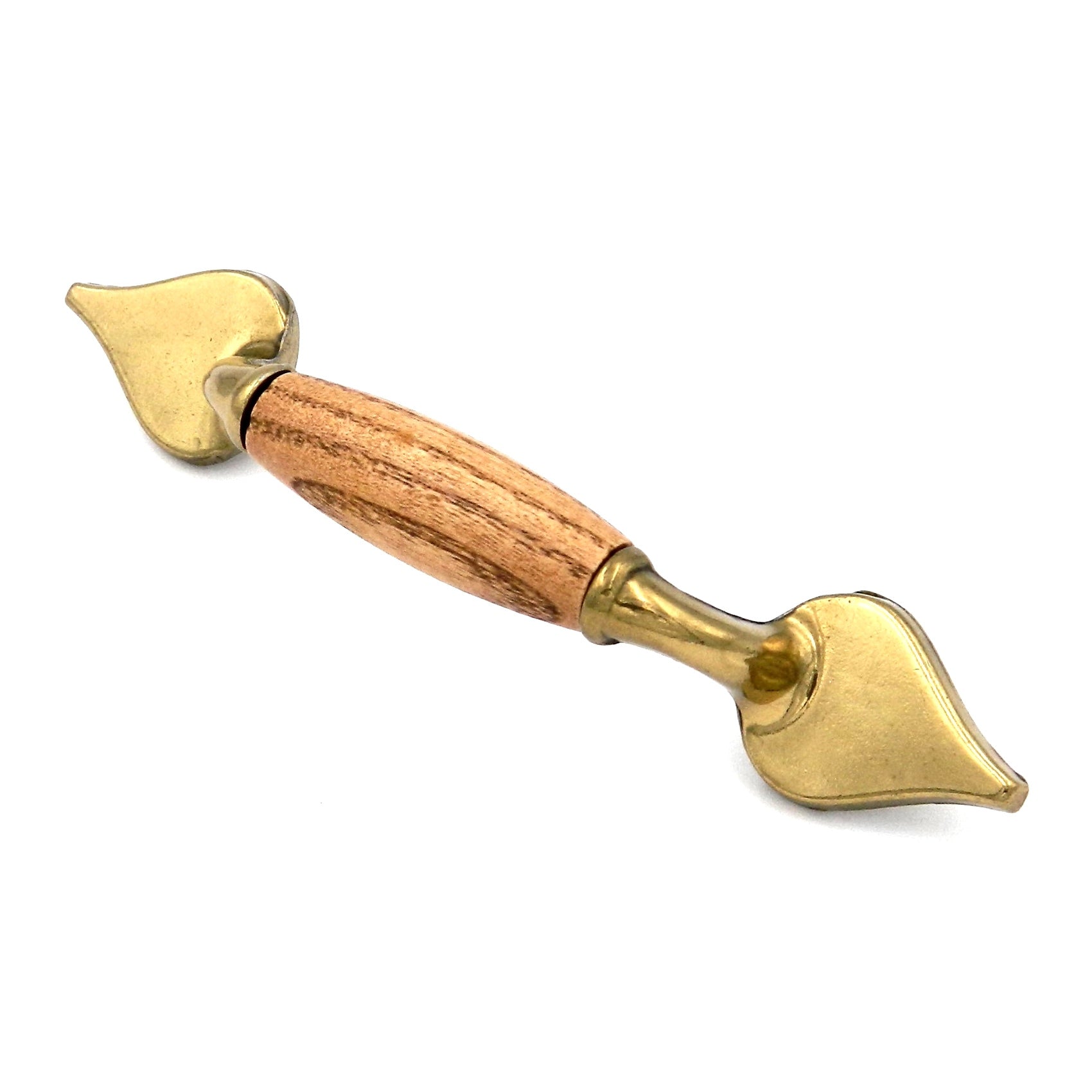 Hickory Hardware Lancaster Centro de madera de roble y pulido, tirador de gabinete de 3 "cc P8141-OAK