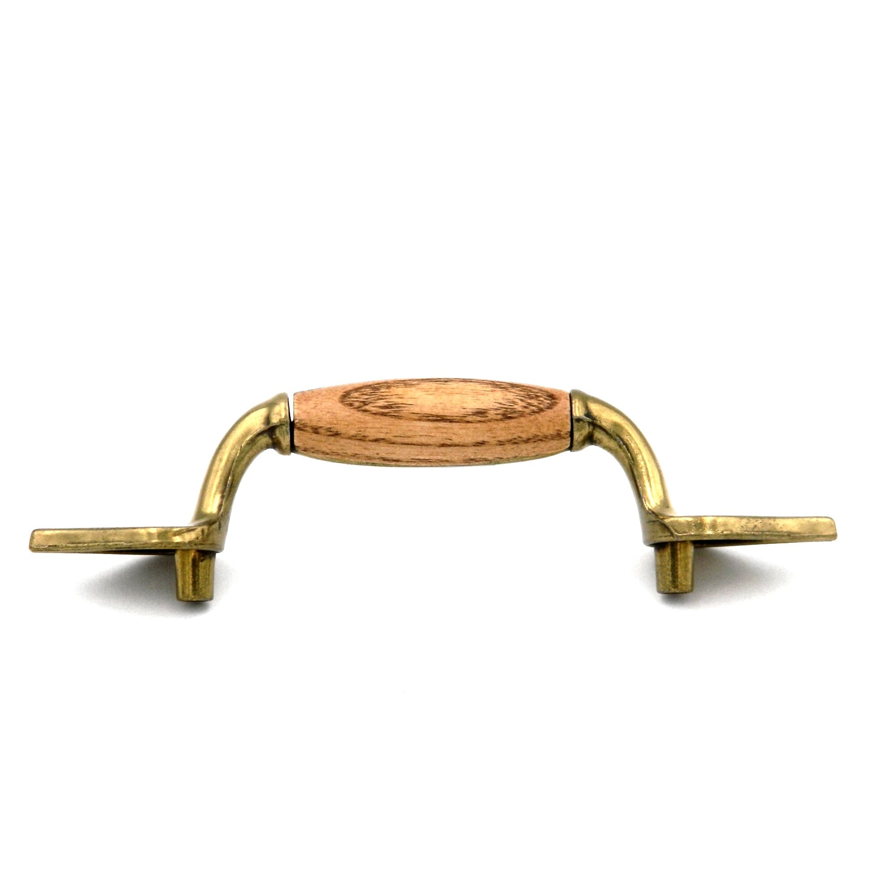 Hickory Hardware Lancaster Centro de madera de roble y pulido, tirador de gabinete de 3 "cc P8141-OAK
