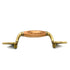 Hickory Hardware Lancaster Centro de madera de roble y pulido, tirador de gabinete de 3 "cc P8141-OAK