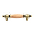 Hickory Hardware Lancaster Centro de madera de roble y pulido, tirador de gabinete de 3 "cc P8142-OAK