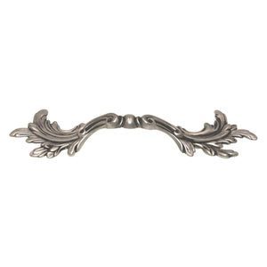 Hickory Hardware Manor House Silver Stone 3" Ctr. Drawer French Pull P8157-ST