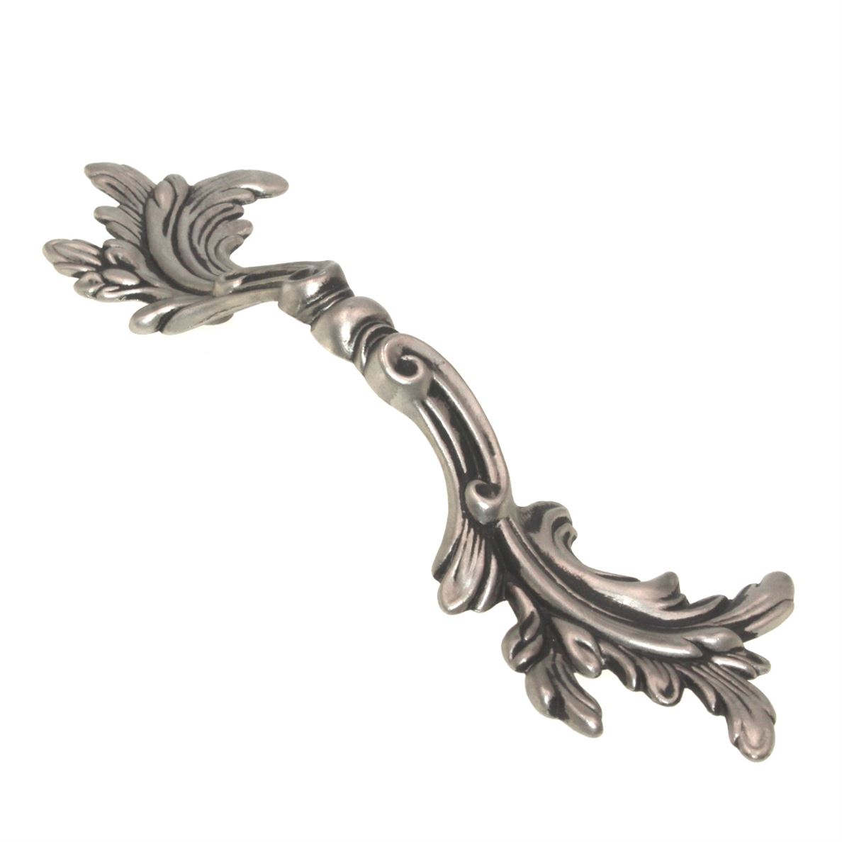 Hickory Hardware Manor House Silver Stone 3" Ctr. Drawer French Pull P8157-ST