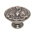 Hickory Hardware Manor House Silver Stone 1 5/16" Floral Cabinet Knob P8160-ST