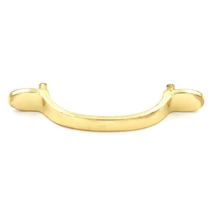Hickory P8307-UB Ultra Brass 3"cc Smooth Arch Cabinet Handle Pulls Eclectic