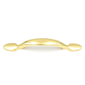 Hickory Hardware Polished Accents Ultra Brass 3"cc Cabinet Handle Pull P8310-UB