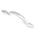 Hickory Hardware P8321-CH - Manija de gabinete adornada cromada con detalles pulidos, 3.0 in