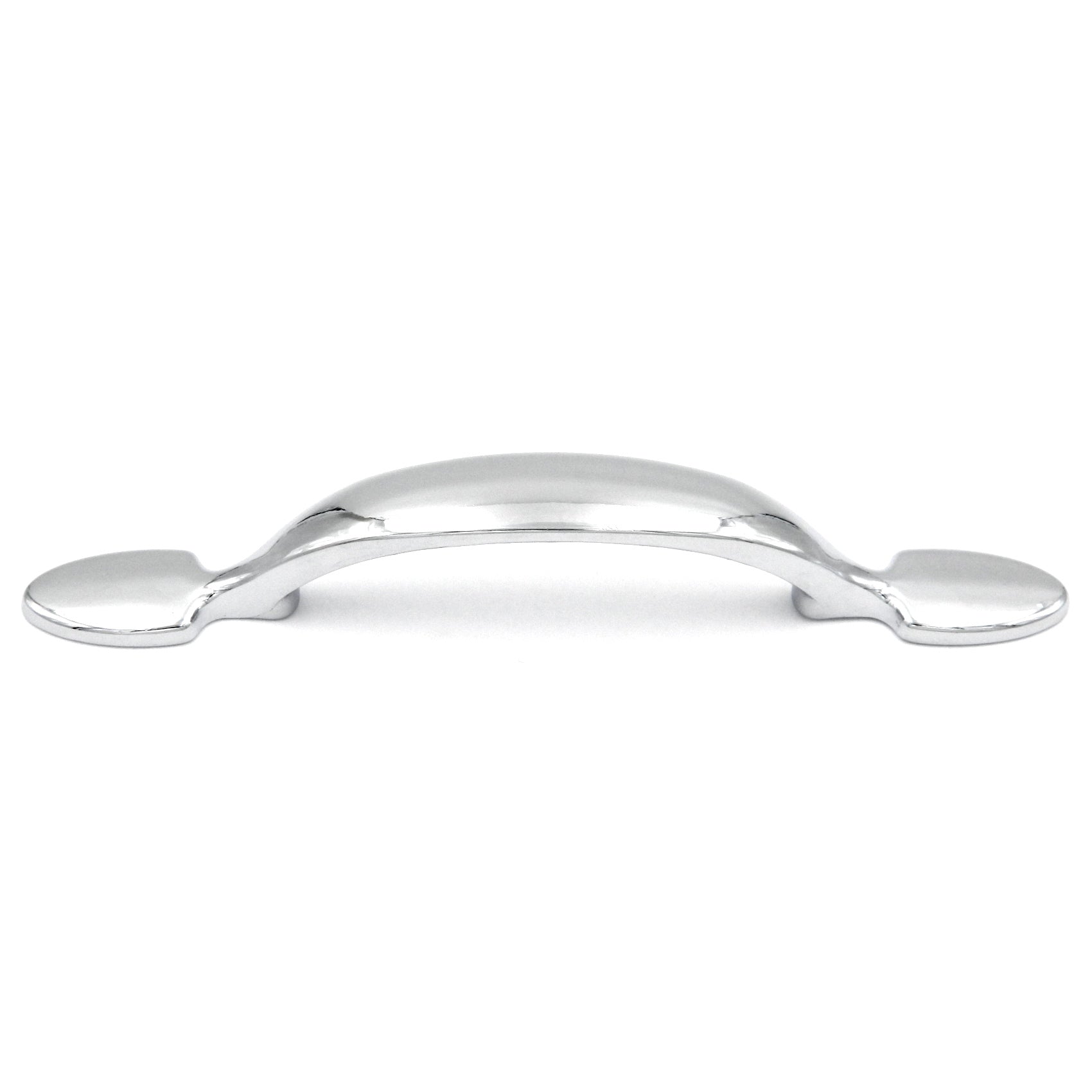 Hickory Hardware P8321-CH - Manija de gabinete adornada cromada con detalles pulidos, 3.0 in
