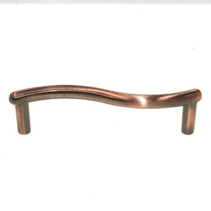 Liberty Fusilli Satin Red Copper 3 3/4" (96mm) Ctr Curved Bar Pull P83506V-SR-C7